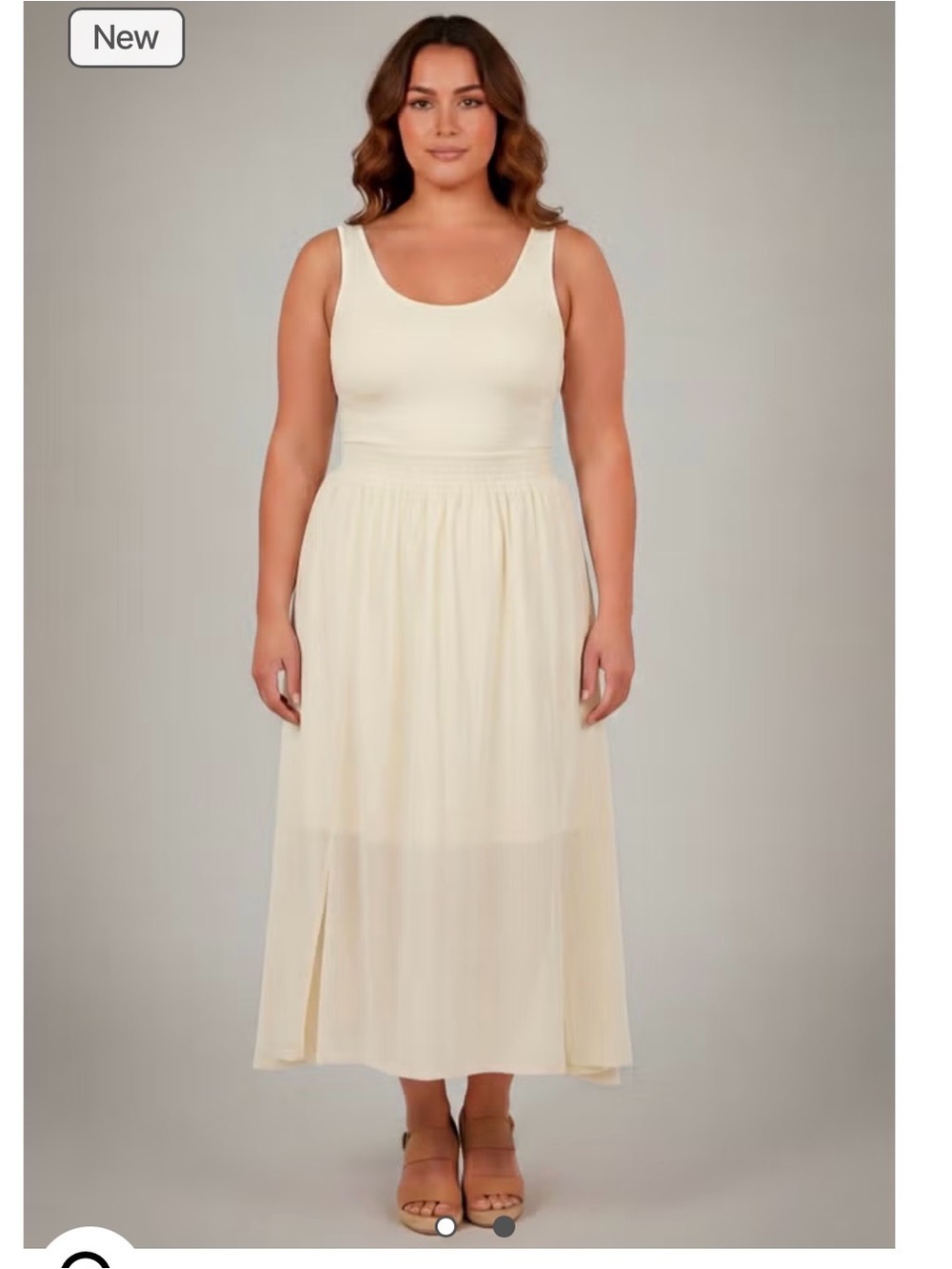 Avenue Cream Maxi Skirt